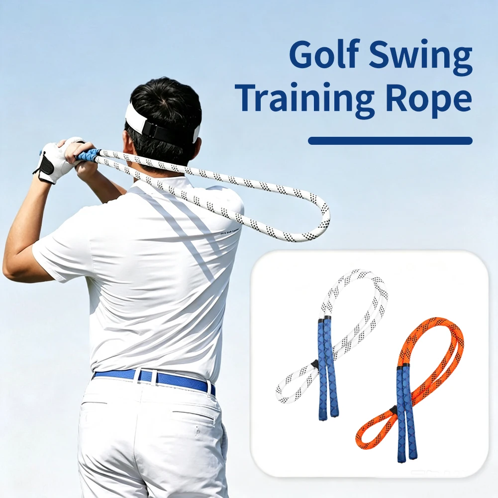 Training Aid Swing - ゴルフスイングリズム改善トレーナー 室内トレーニングロープ 柔軟性向上練習器具 ゴルフスイング補助具