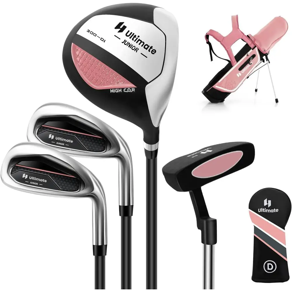 ユースゴルフクラブセット（スタンドバッグ、レインカバー、練習 - Golf Equipment For Youth のレビューと価格