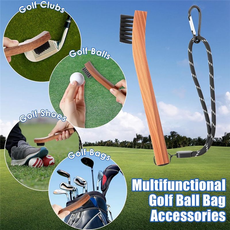 ゴルフブラシ クラブ溝クリーナー 4個パック ロープと金属製 - Golf Equipment Cheap のレビューと価格