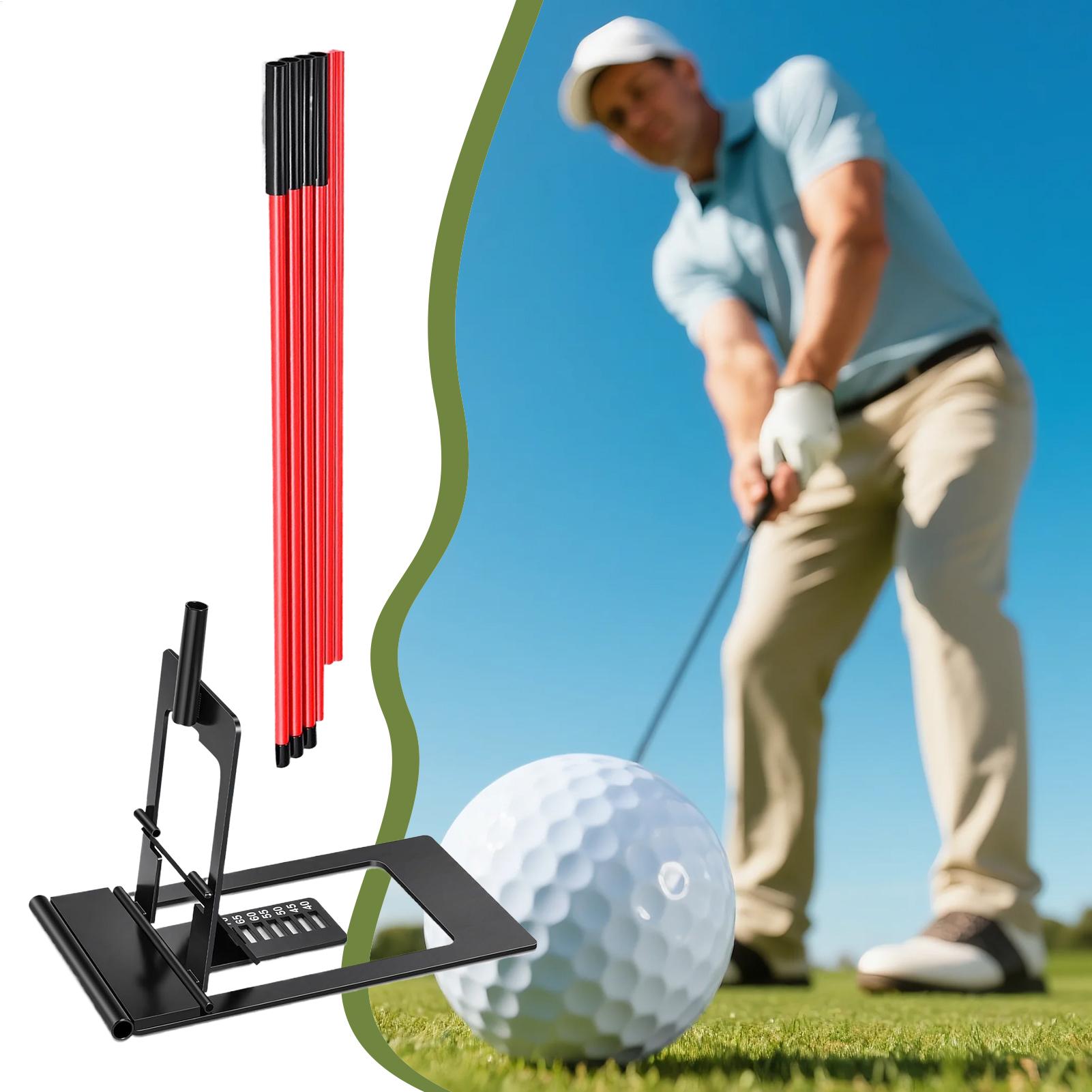 ゴルフアライメントスティックホルダー 角度調整可能なアライメ - Golf Equipment For Youth のレビューと価格