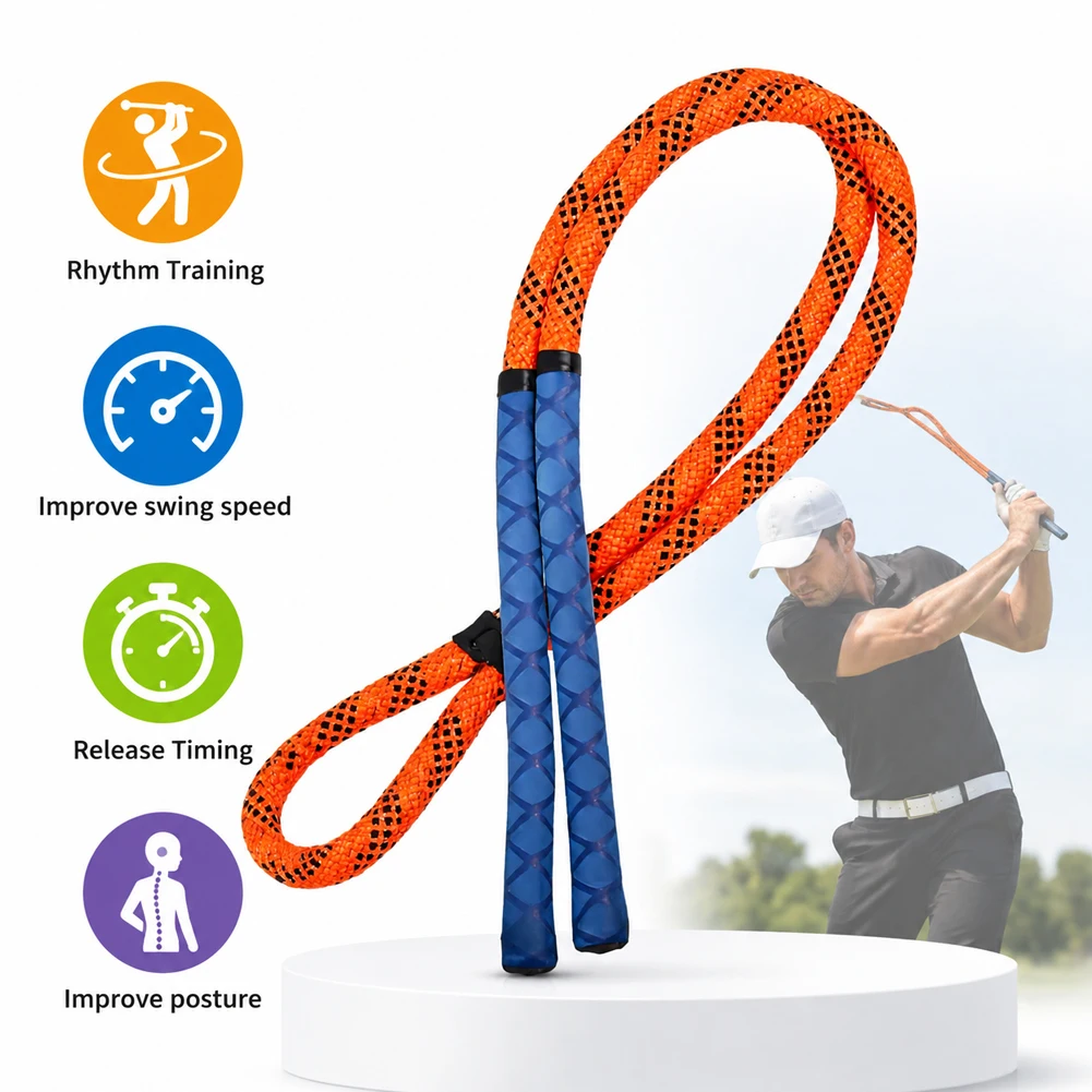 ゴルフスイングリズム改善トレーナー 室内トレーニングロープ  - Training Aid Swing のレビューと価格