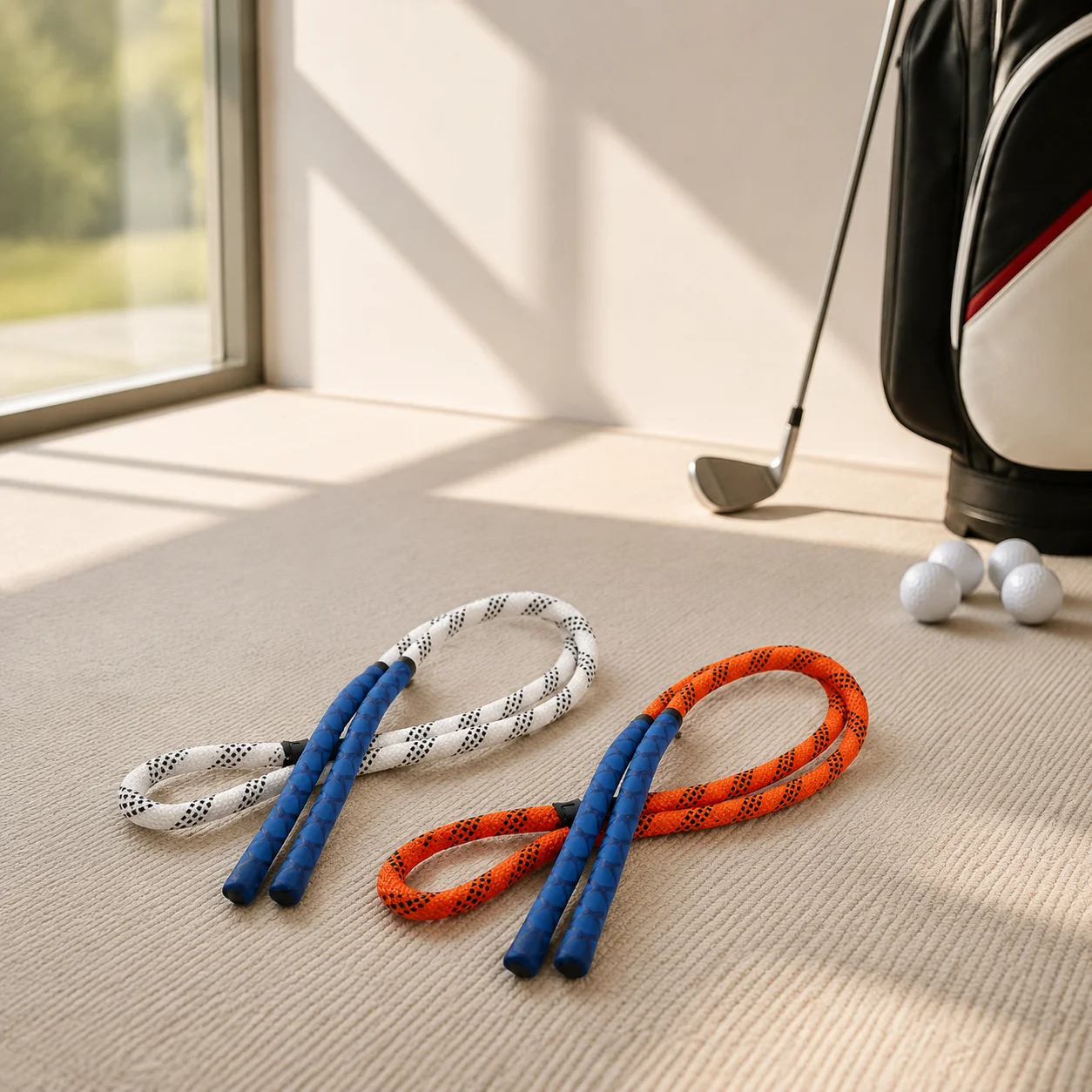 ゴルフスイングリズム改善トレーナー 室内トレーニングロープ  - Training Aid Swing のレビューと価格