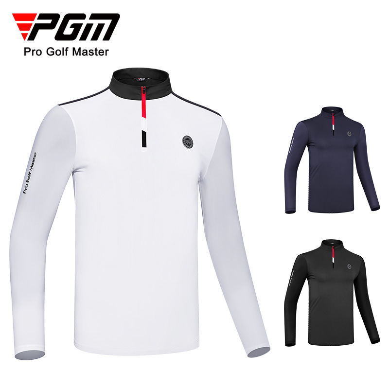 PGM-メンズ長袖ゴルフシャツ,夏,アイスシルク,スポーツ, - Golf Equipment Cheap のレビューと価格