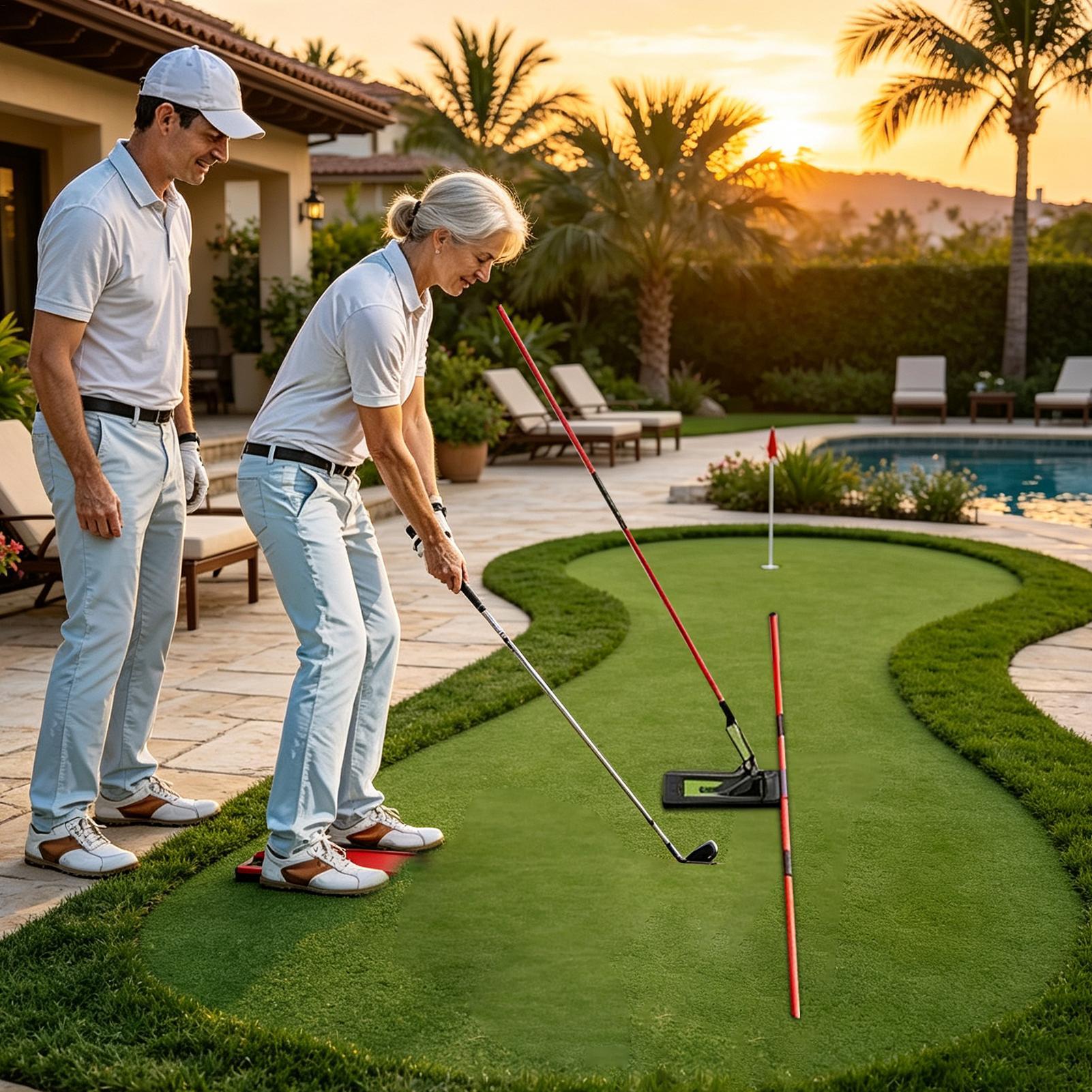 ゴルフプレーン トレーナー 角度調整可能 アライメント練習ス - Golf Equipment For Youth のレビューと価格