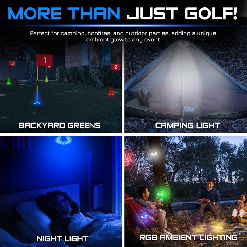 【値下げ！】 】1セットのLEDゴルフホールライト、ゴルフト - Golf Equipment Price のレビューと価格